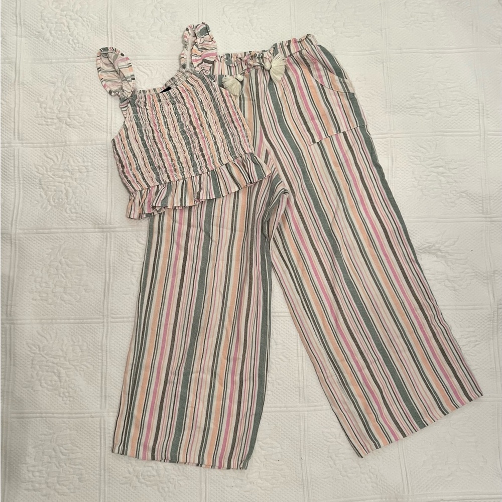 Girls Matching Top & Pant Set